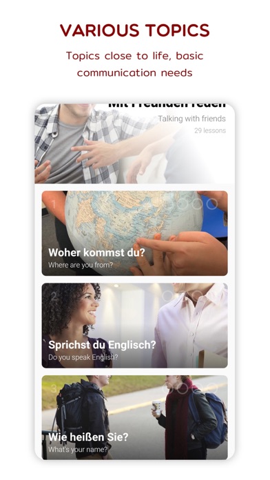 Screenshot #2 pour Learn German Speak & Listen