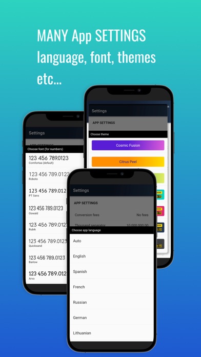 South African Rand converter Screenshot