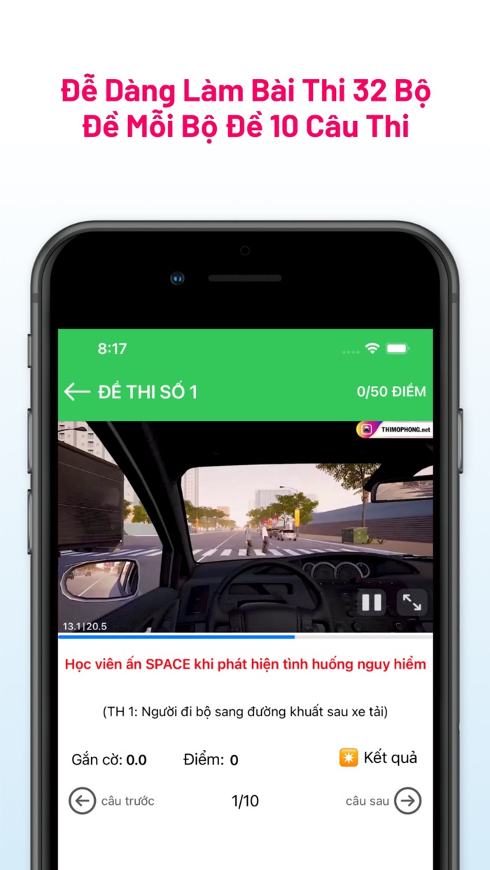 Thi Mô Phỏng Lái Xe