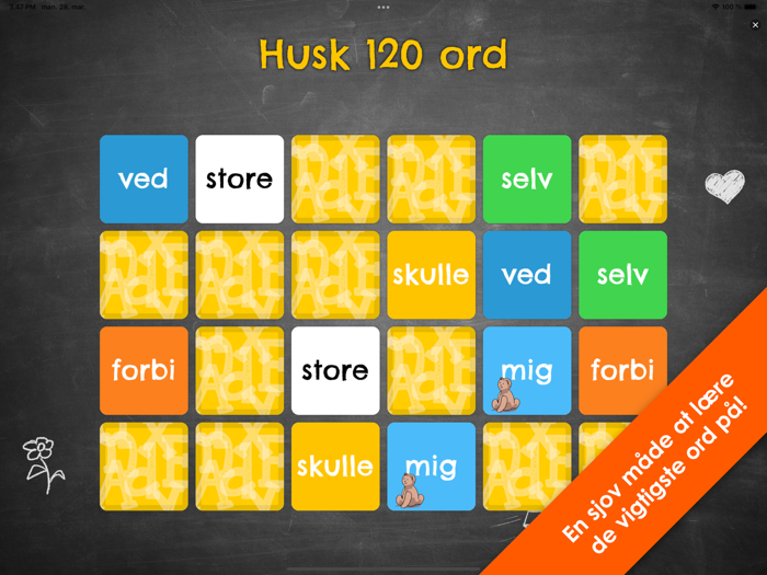 Husk 120 ord