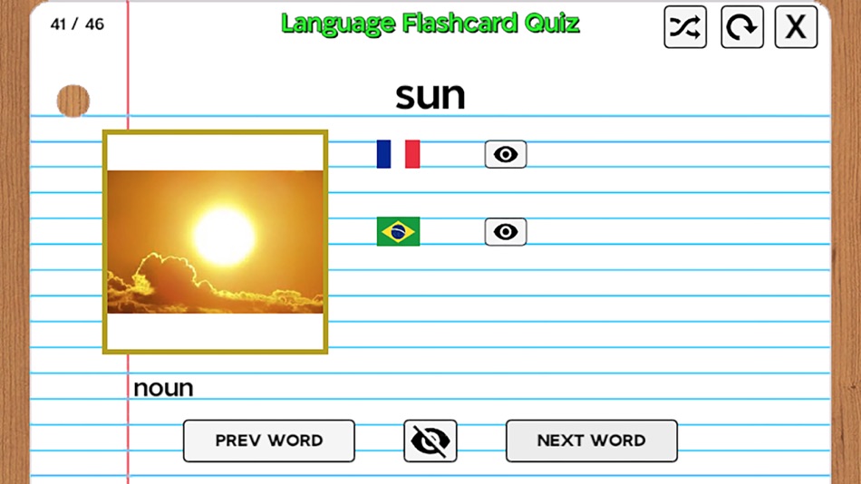 #4. Language Flashcard Quiz (iOS) Podle: Danny Demure