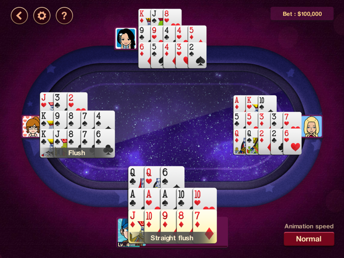 Chinese Poker - Pusoy Offline