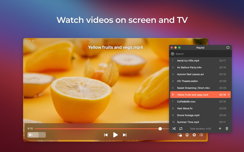 Screenshot #1 for Elmedia:universal video player