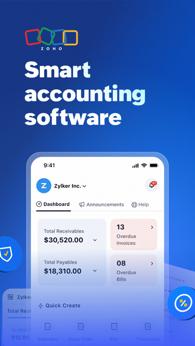 Zoho Books - クラウド型会計アプリのおすすめ画像1
