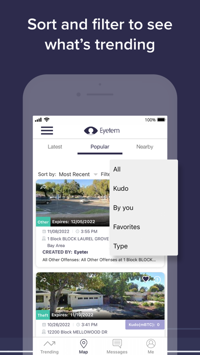 Eyetem - Community Safety Screenshot