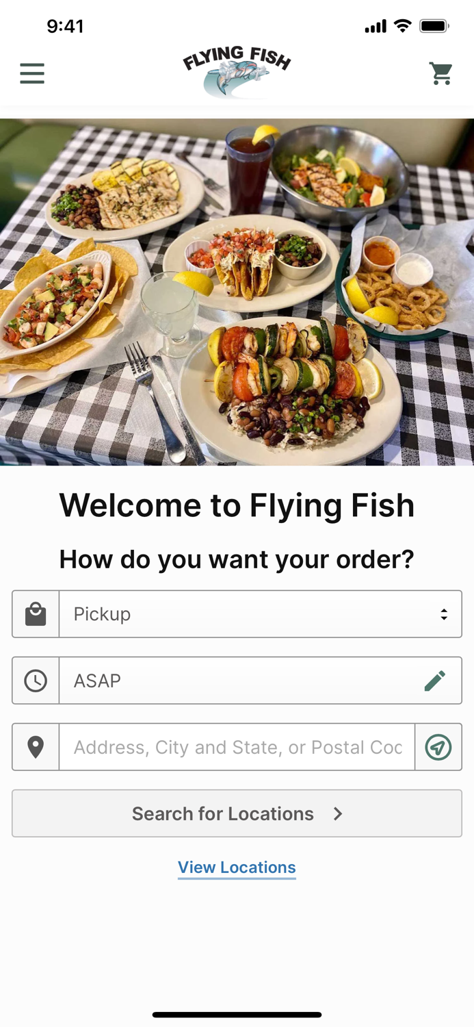 Flying Fish Mobile Ordering