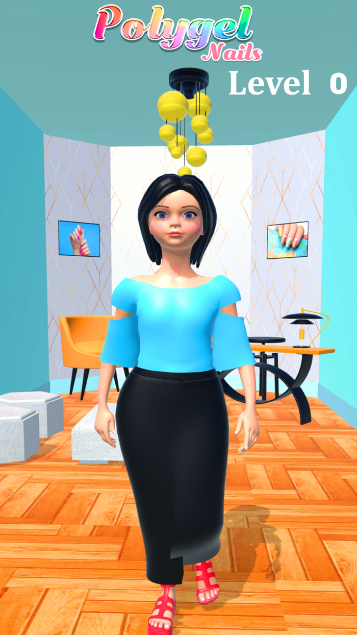 Polygel Nails Extension Game