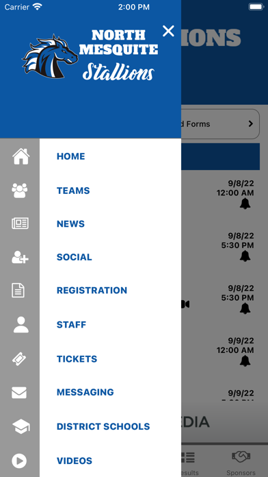 Mesquite ISD Athletics Screenshot