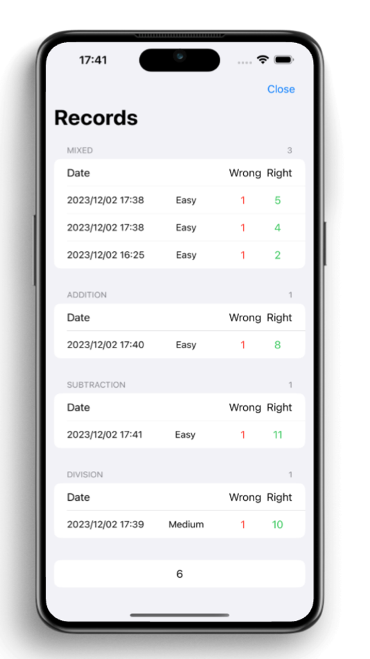 #5. Four Operations (Levels) (iOS) By: BEKIR GERIS