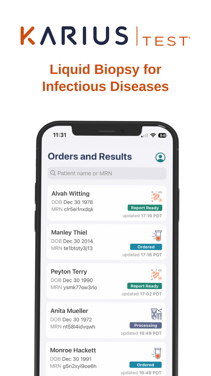 Karius Mobile Portal