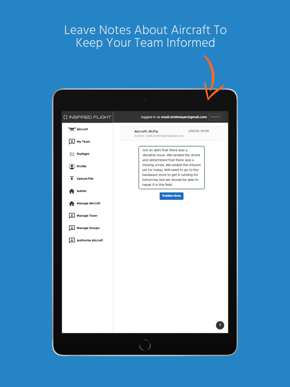 PilotGo IFT iPad screenshot 3 - Productivity app