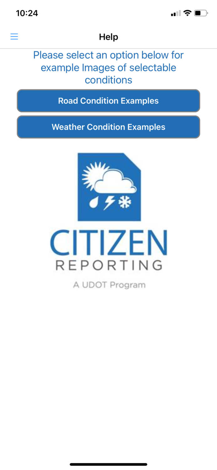 UDOT Citizen Reports