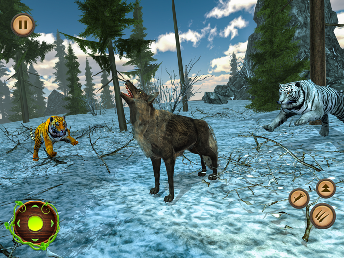 Wild Wolf And Tiger Simulator