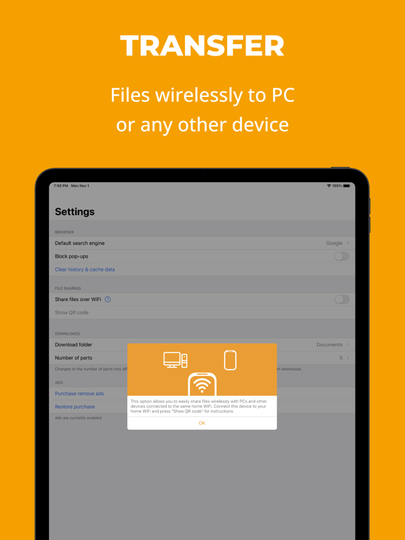 fGet - File Manager & Browser screenshot 4