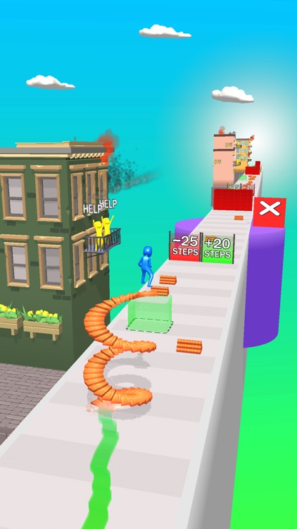 Stairs Runner & Rescue screenshot-3