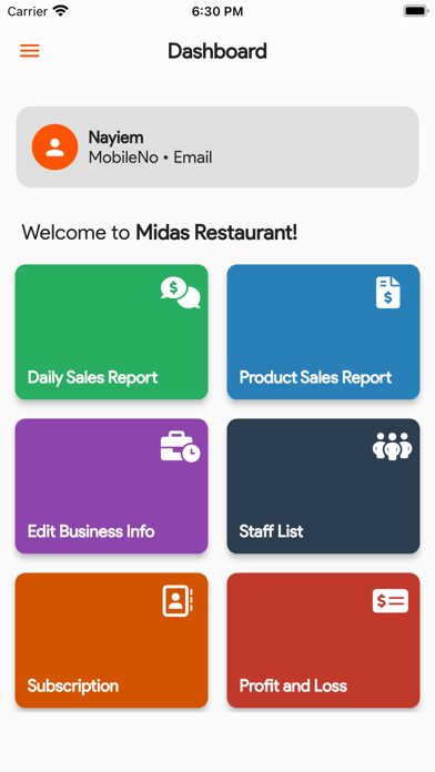 Admin Fooder Screenshot