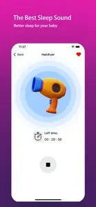 Hairdryer - Sleep Fan Sounds screenshot #1 for iPhone