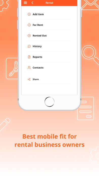 Rental Business Management App Screenshot