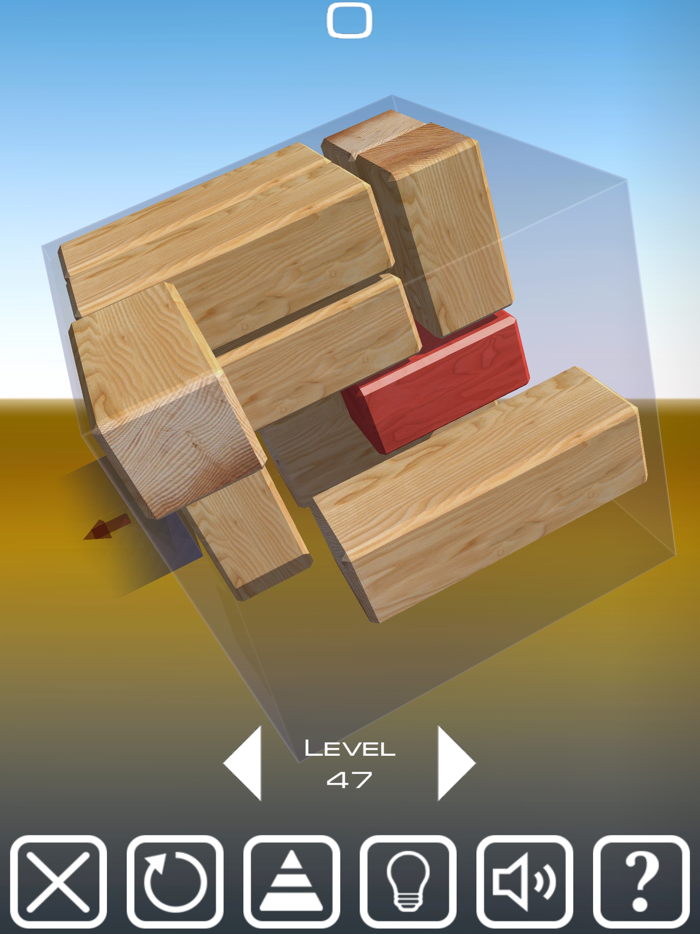 Unblock Red Brick. 3D Space