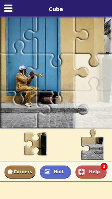 Cuba Sightseeing Puzzle Screenshot