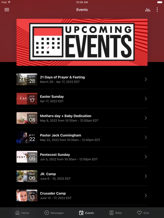 The Pentecostals of Apopka iPad screenshot 3 - Education app