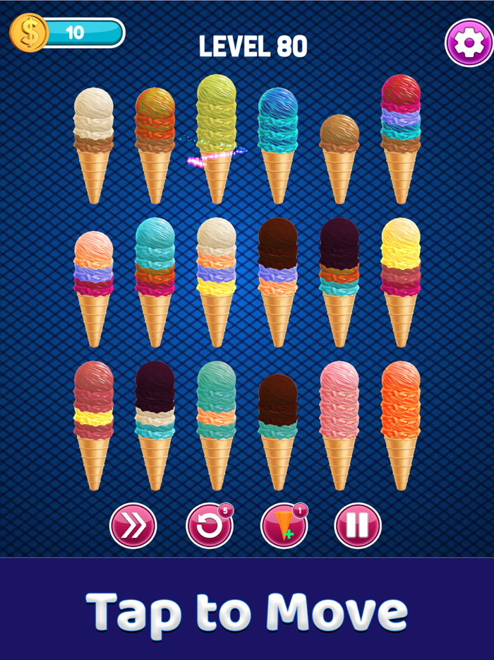 Ice Cream Sort Puzzle Dessert