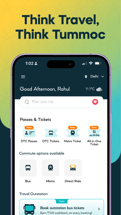 Tummoc: Bus & Metro Ticketing Screenshot