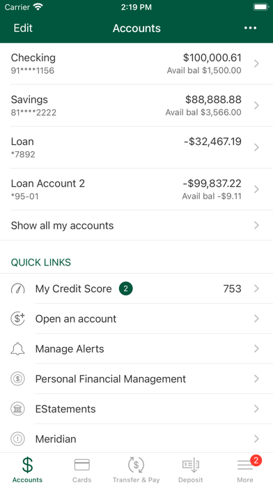 FSCU Mobile Screenshot
