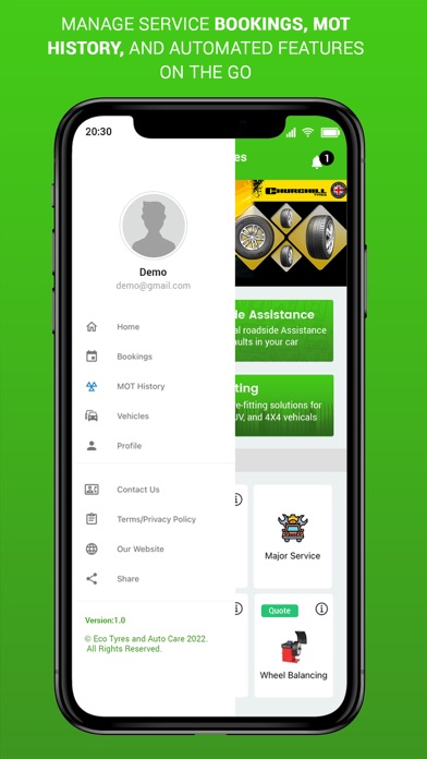 Eco Tyres and Auto Care Screenshot