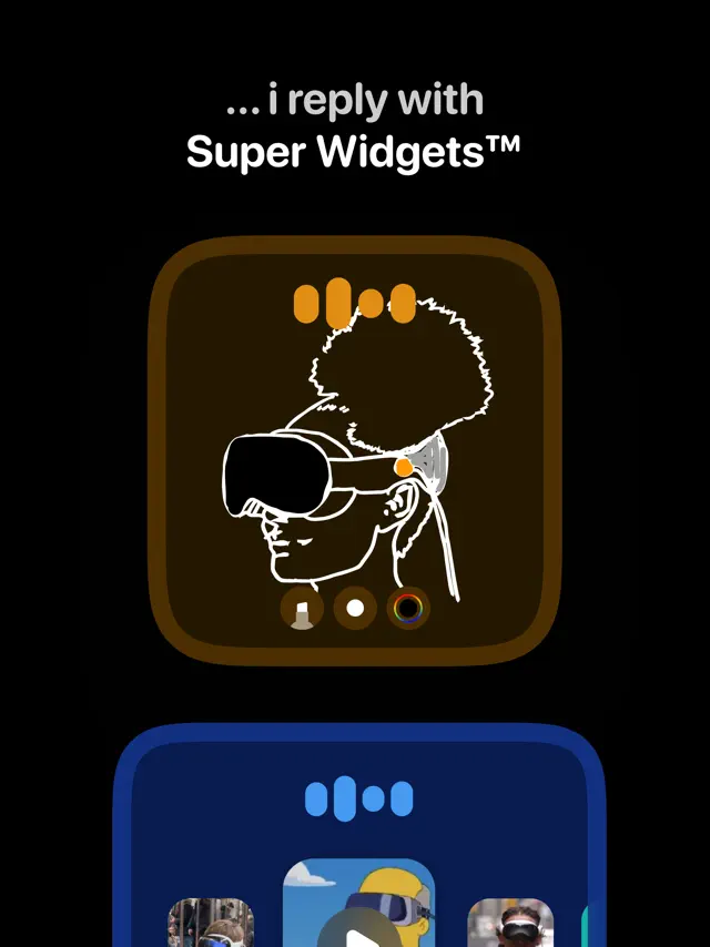 Replies with Super Widgets