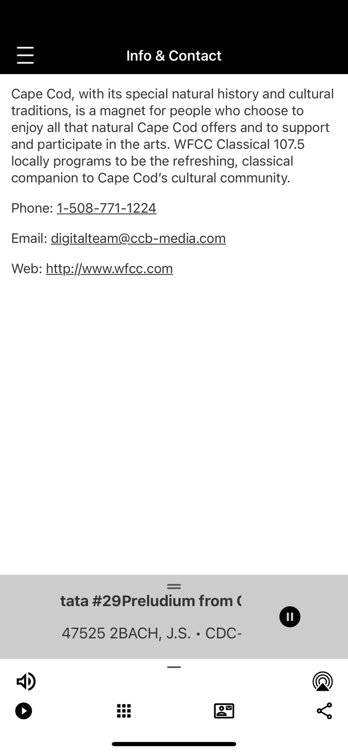 Cape Classical 107.5 - WFCC