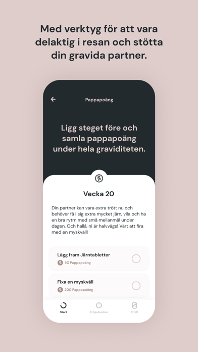 Pappapp - Gravidapp för pappor Screenshot