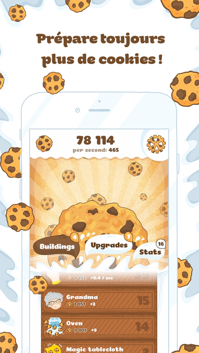 Screenshot #2 pour Cookies! Idle Clicker Game