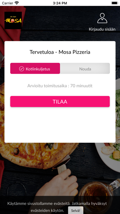 Mosa Pizzeria Screenshot