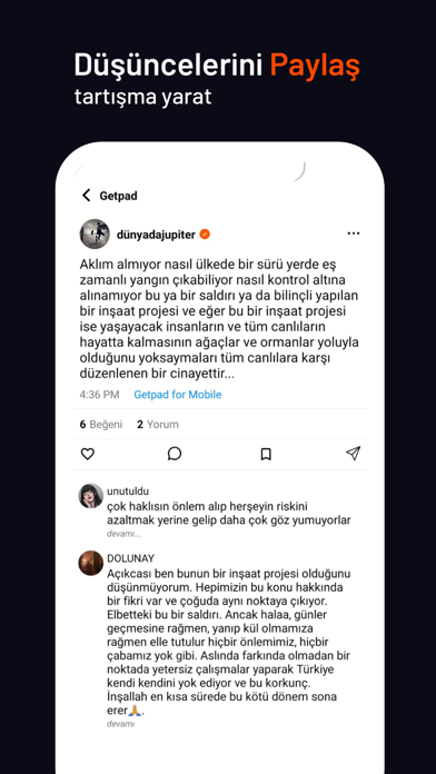 Getpad - Blog Makale Yaz Oku Screenshot