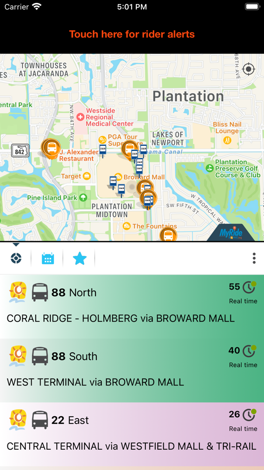 #1. MyRide Broward (iOS) 由: Buspas