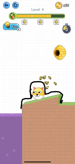 Game screenshot Save The Piggy-Draw Line Game apk