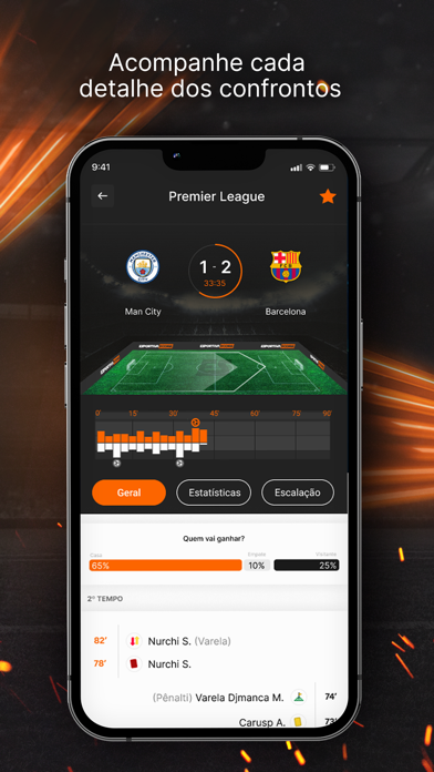Esportiva Score Screenshot