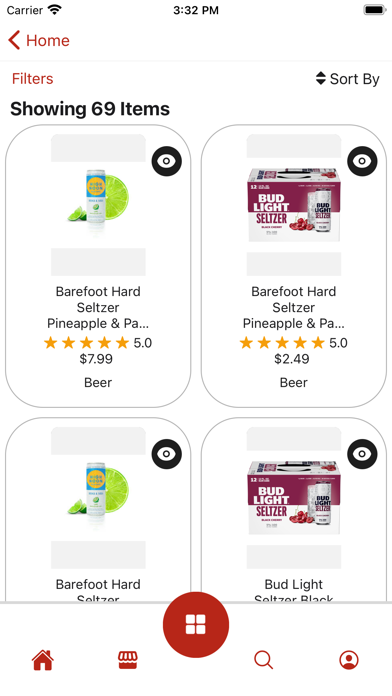 1800Spirits - Alcohol Ordering Screenshot
