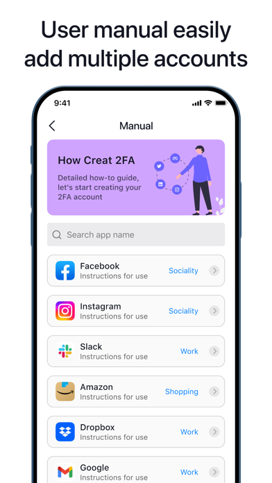 Authenticator App ‘ Screenshot