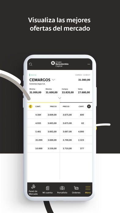 eTrading Bancolombia Screenshot