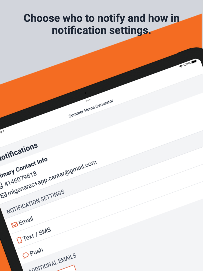 Mobile Link for Generators