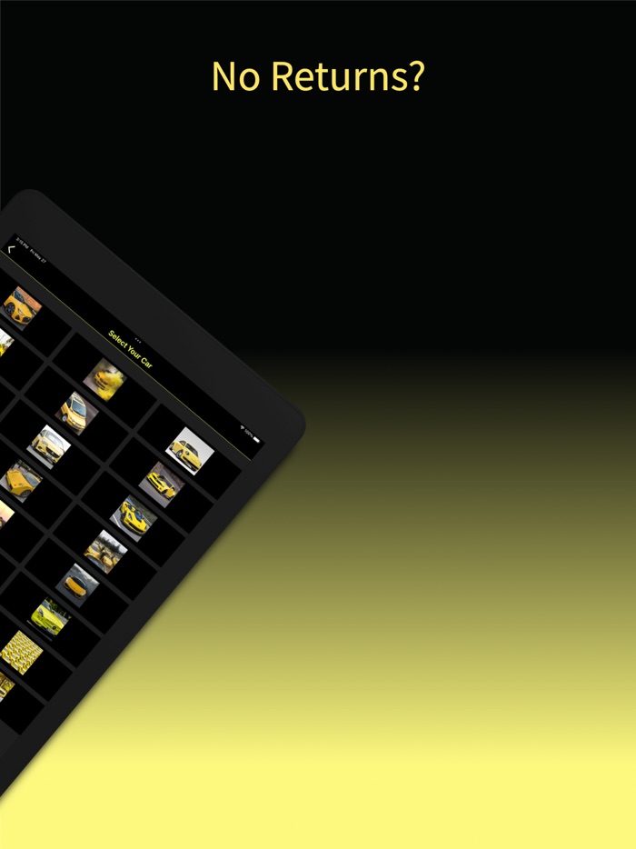 Yellow Car, No Returns