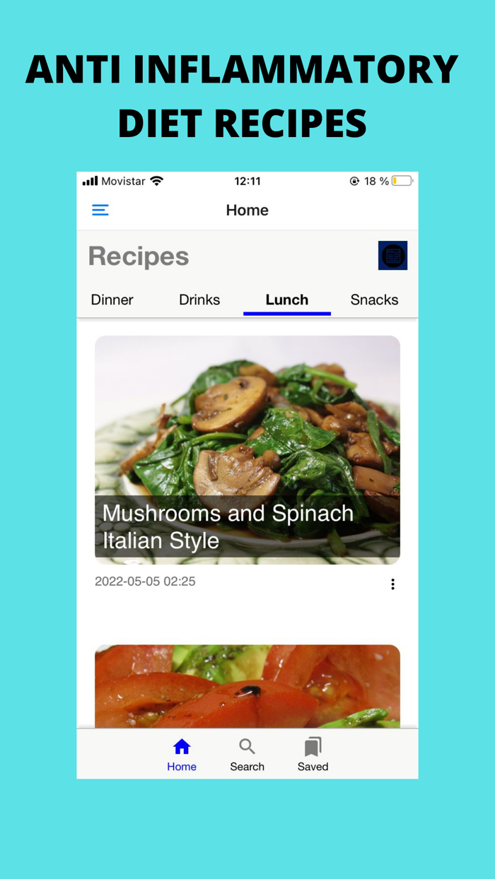 Anti Inflammatory Diet. App