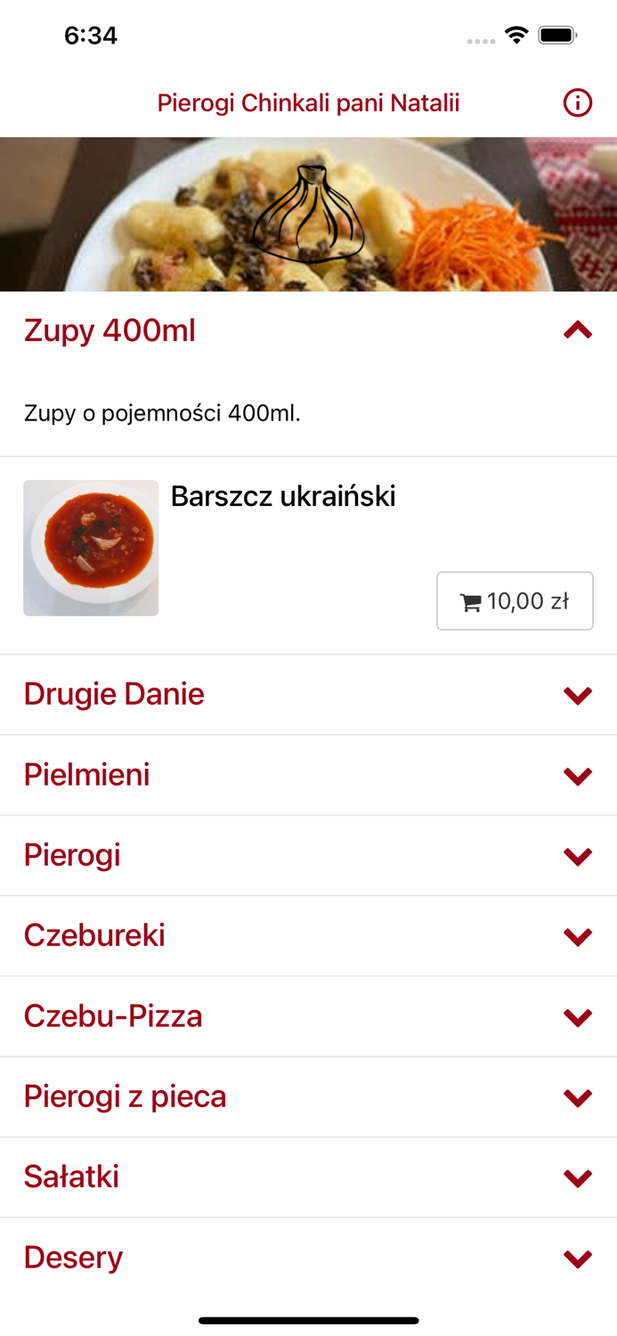 Pierogi Chinkali pani Natalii