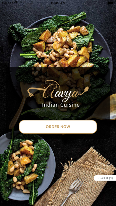 Aavya Indian Cuisine Screenshot