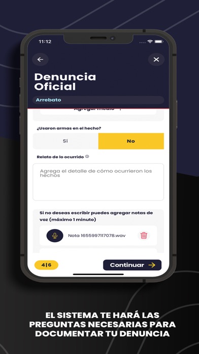 Denuncias Virtuales Screenshot