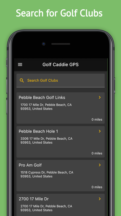 GolfCaddie - Golf GPS Screenshot