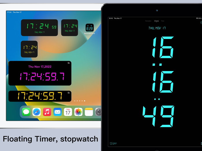 Bedside Clock - Time widgets