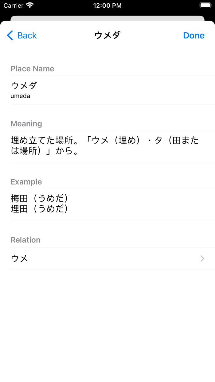 Disaster Place Names of Japan